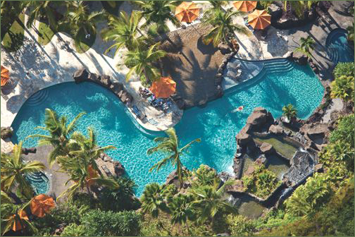 Hoolei Swimming Pool from above