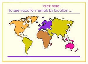 Lodging4Vacation's map of available worldwide lodging, beach rentals, ski condos, summer homes, and Caribbean villas, accommodations, vacation rentals and self catering holiday by-owner vacation rentals.