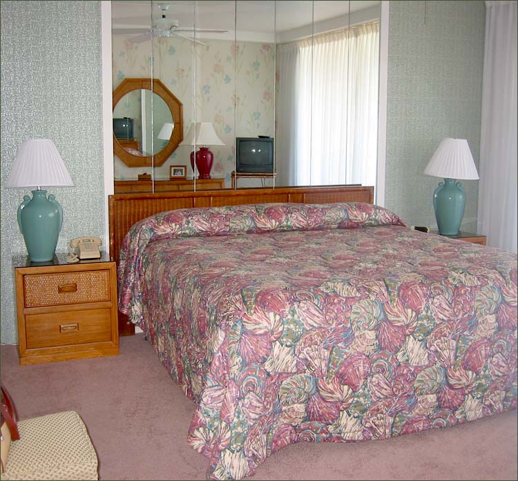 Large master bedroom suite with king sized bed and ensuite bathroom