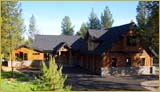 4 bedroom riverfront Pony Express Lodge Sunriver  vacation rental home by owner near Bend and Mt. Bachelor
