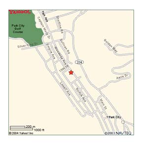 Yahoo Maps Park City Old Town vacation rentals homes Historic Downtown location.