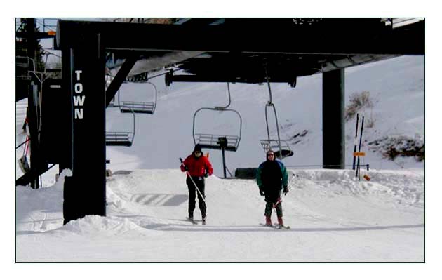 Park City Town Lift, easily accessed from private vacation homes in Park City's Historic Old Town area.