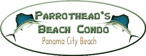 Banner for Parrothead's Beach Condo of swordfish in Panama City Beach