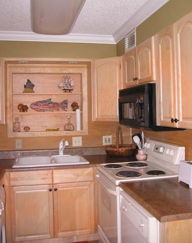 Kitchen for Panama City Beach resort rental.