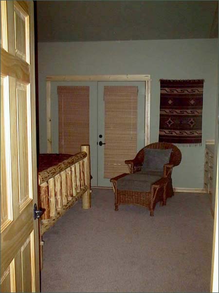 Native American Master Bedroom with King Sized Bed and Ensuite Bathroom