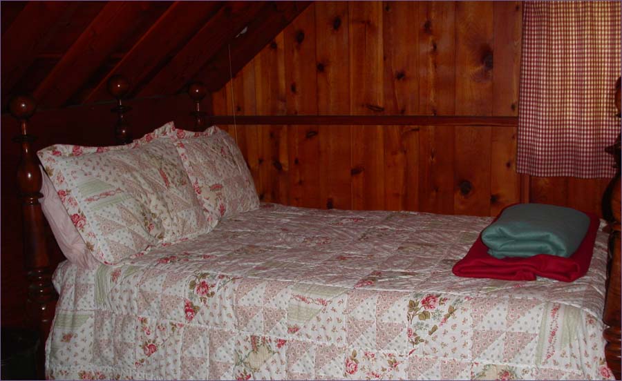 A large guest bedroom on the upper level - bedroom 2.
