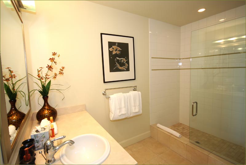 Guestroom en-suite private bathroom.