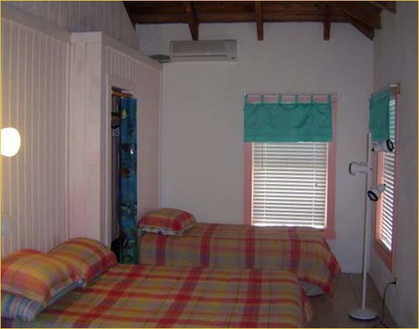 Guests bedroom Bahamas villa vacation home in Georgetown Great Exuma.