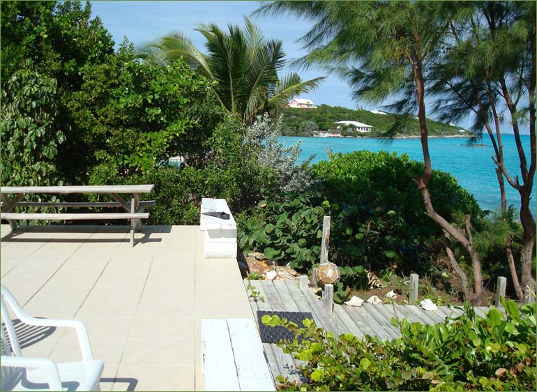 Ocean views from every vantage Bahama beachfront vacation rental on Exuma!