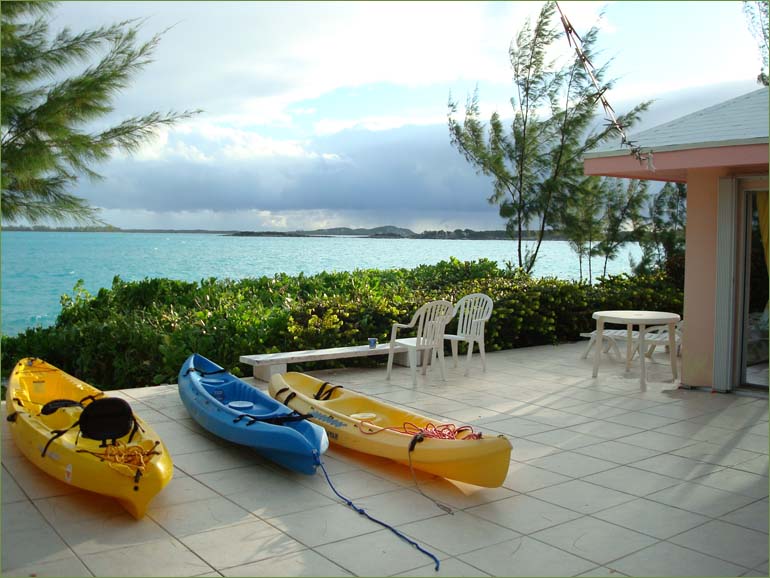 Ocean views from every vantage Bahama beachfront vacation rental on Exuma!