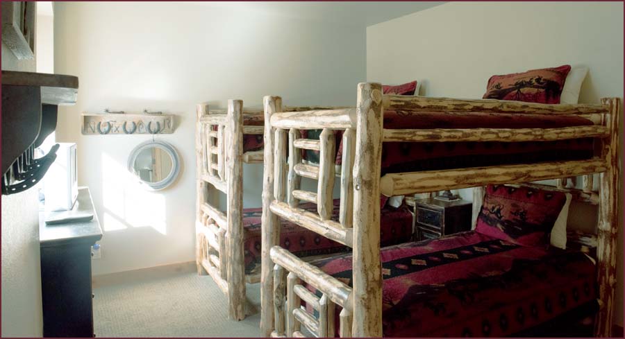 Second Bunk Room with two sets of bunks