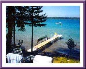Cottage on Torch Lake with Dock